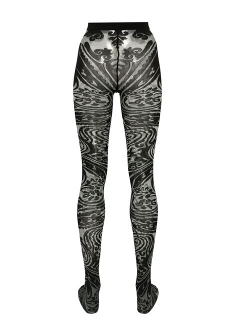 Black Tattoo jacquard tights Wolford x etro - women WOLFORD X ETRO | 176208095